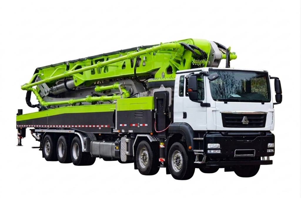Автобетононасос Zoomlion ZLJ5552THBKF 73X-6RZ  на шасси Sitrak